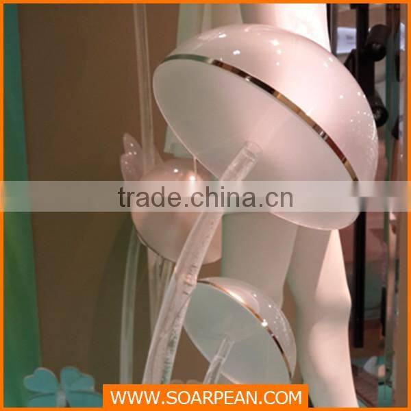 Beautiful Customized Led Christmas Decorative Acrylic Mushroom