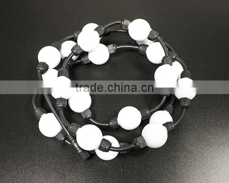 3D illuminated LED ball/IP68 waterproof outdoor LED string light/Full color 3535 RGB decoration light