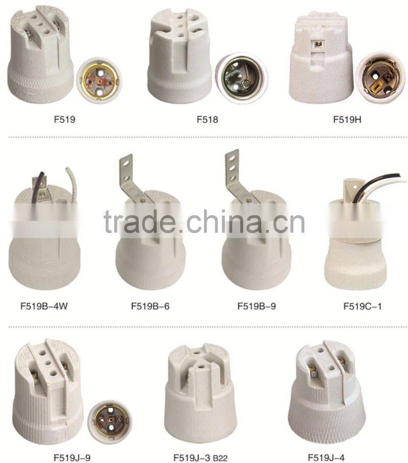 hot sale E27 to B22 porcelain lampholder adaptor/bulb holder adaptor