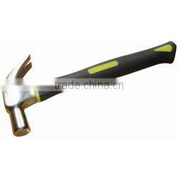 Claw Hammer With Double Color Plastic Coating Shaft