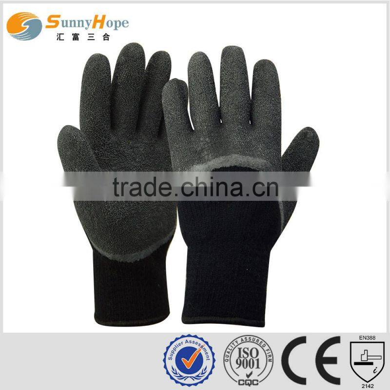 SUNNYHOPE 7gauge black best winter work gloves