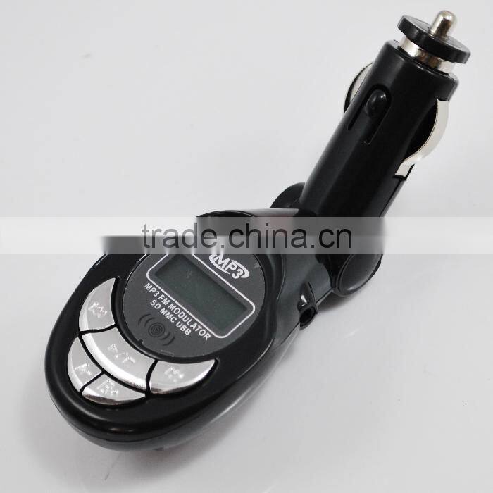Car MP3 Player Wireless FM Transmitter With USB SD MMC Slot