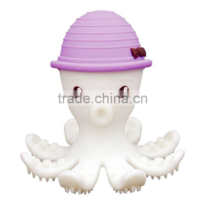ICTI-Certified Safe Octopus Baby teething toy