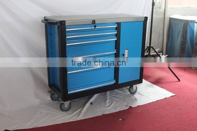 Tool storage cart with drawers