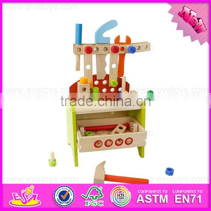 2016 new design kids changeable wooden nut toy,diy children wooden nut toy W03C021