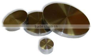 Metal Base Glass Appliction Furniture Parts Aluminum Disk