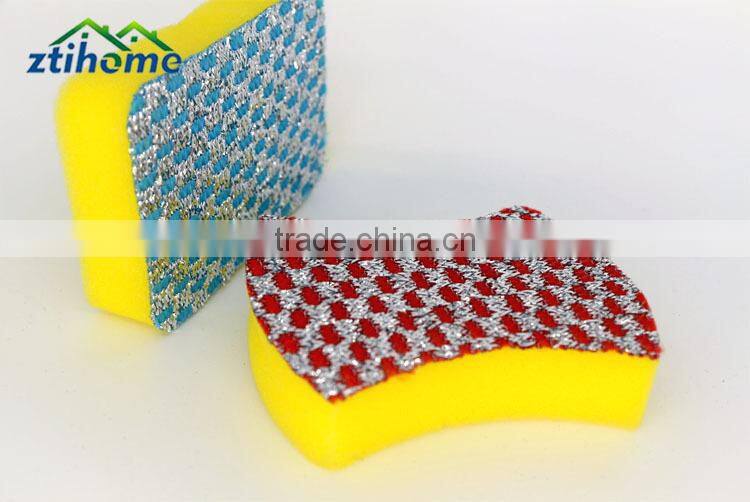 Sponge Kitchen Bowl Dish Pot Wash Scrub Cleaning Pads