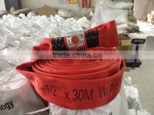 2.5 inch Red PVC lining fire hose