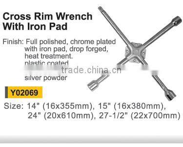 Y02067 Foldable cross rim wrench
