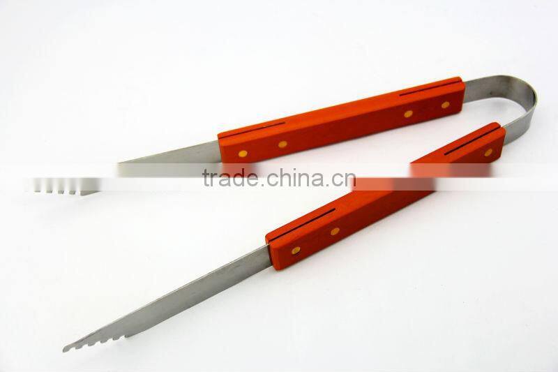 window grill design barbecue tools wood handle stainless bbq tool set