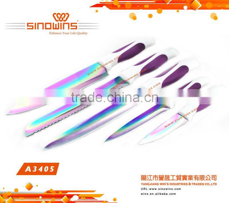 Stainless Steel Metal Type kitchen knife set