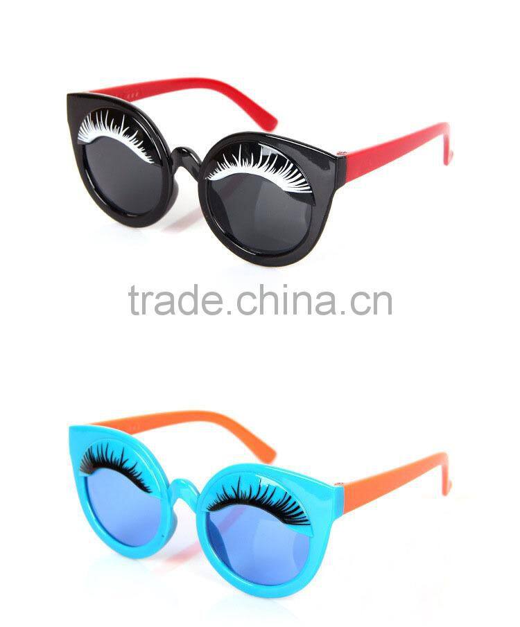 Orinigal Sun Glasses Wholesale Eyelash-Shape Party Sunglasses Kids Sunglases