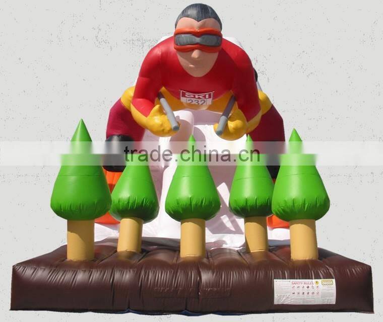 Outdoor Green Inflatable Slide,Inflatable Castle Slides,Commercial Bounce House Inflatable Water Slides