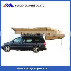 China Fox Wing Awning pull out off road campers car sun shade 4wd awning for cars