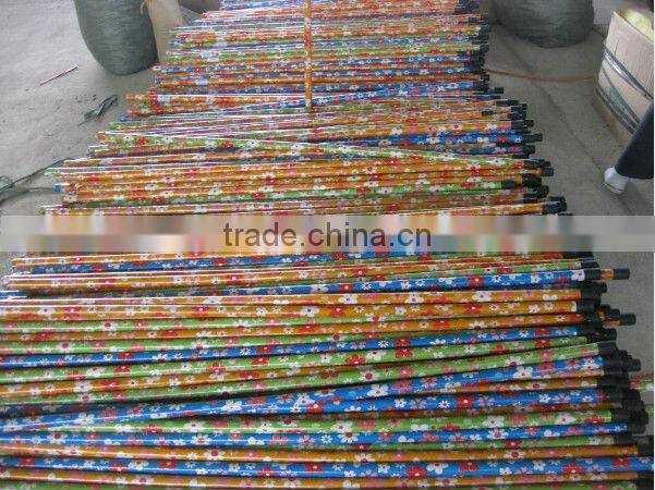 plastic boom wooden handle