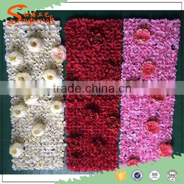 2016 Red peony flower bouqeut / artificial flower for wall decoration