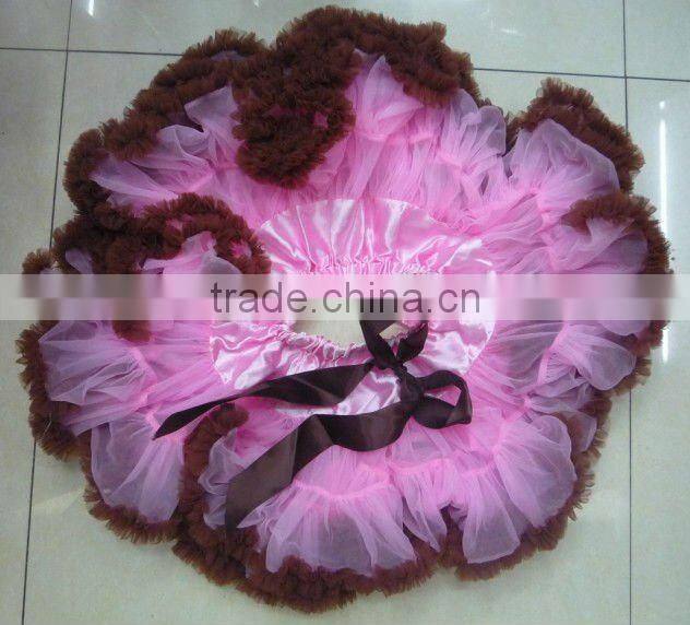 whosesale fluffy Rainbow Pettiskirt Colorful tutu skirt dress