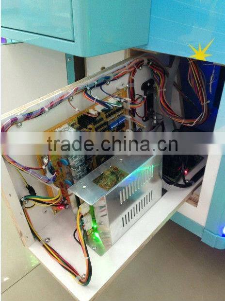 Hot Sale / DF-G 026 Pink Color Tomcat Commercial Coin Operated Toy Claw Crane Game Machine