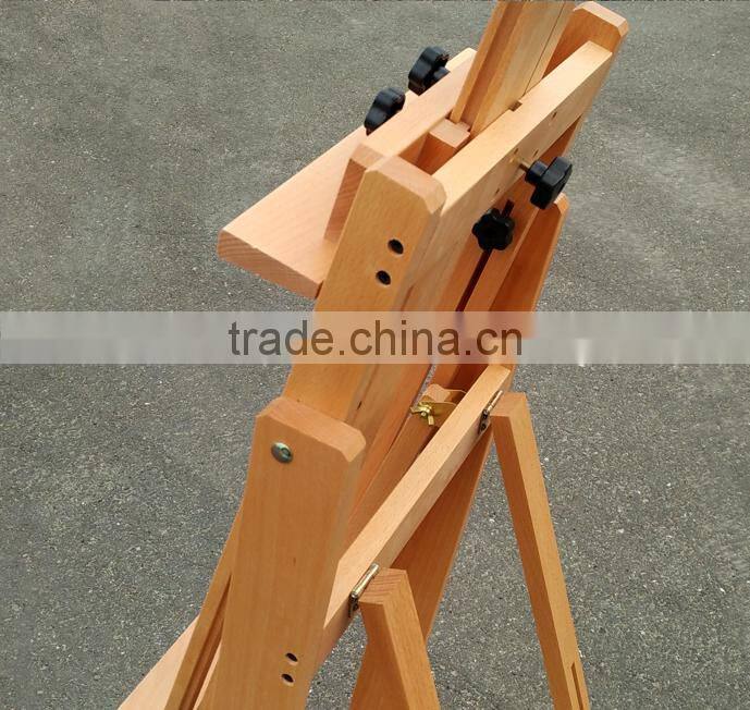 High quailty beech bracket/wooden painters' easels/wooden drawing stand for wholesale