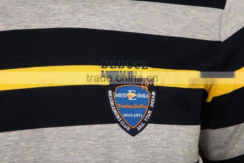 2016 new wholesale striped t-shirt