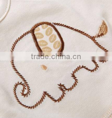 100% cotton long sleeve baby rompers /cute emboridery baby rompers