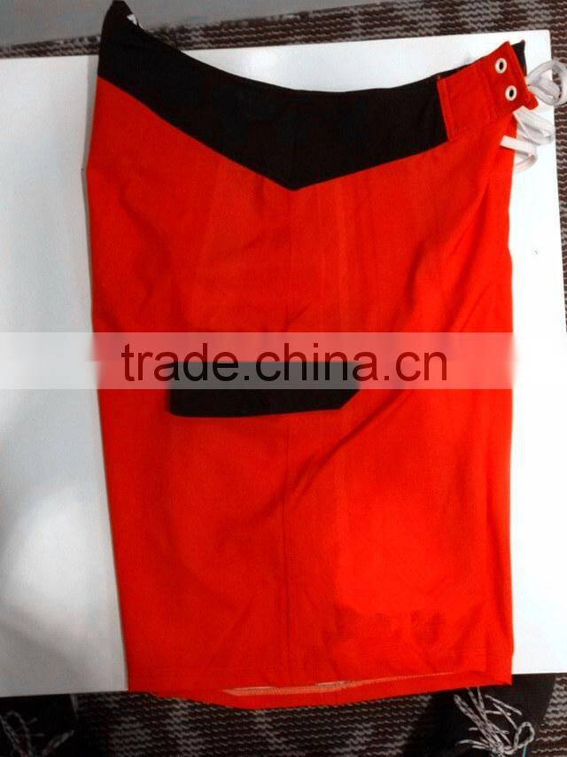 Custom Sublimation Print Mens Waterproof Swimming Shorts, 100% polyester high quality man beach clothing