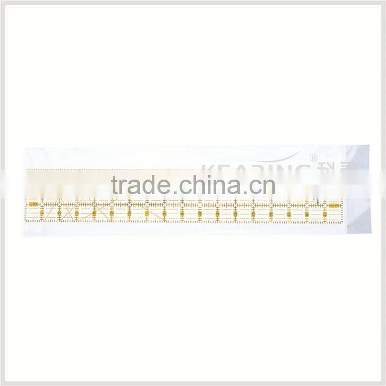 Kearing Chinese Factory Price OEM inch scale Acrylic quilting ruler, 18'' * 3'' Patchwork & quilting rulers # KPR1803