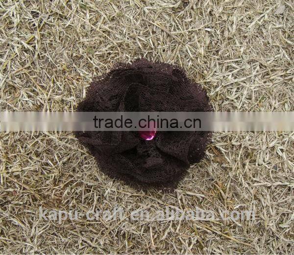 Wholesale hobby lobby handmade pink lace cheap artificial flower