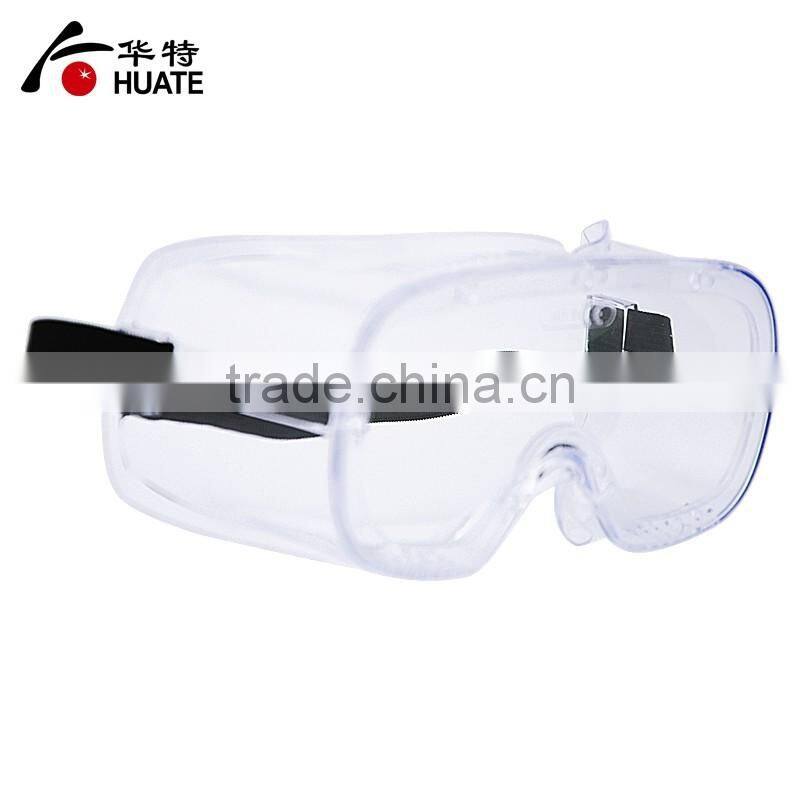 Eyewear safety goggles with ventilation holes