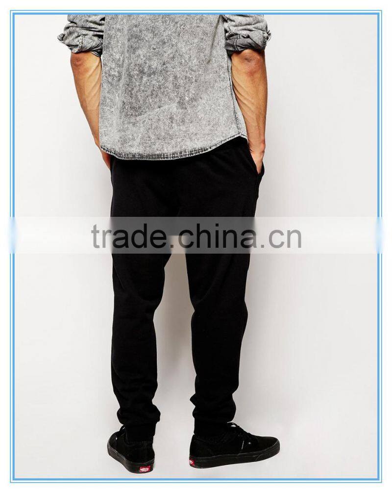 100%Cotton sweatpants mens baggy sweat pants