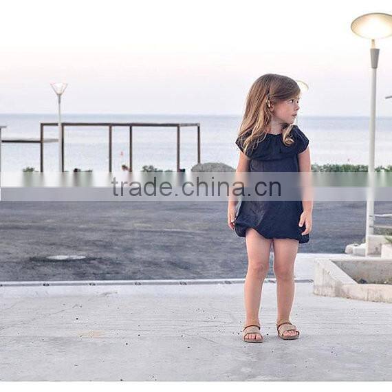 Dress-Jumpsuit For Baby Girl Clothes Linen Romper Stylish Simple Baby Clothes Apparel