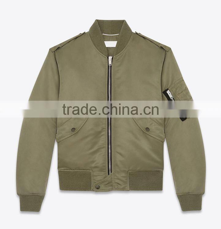 Custom Wholesale Nylon Bomber Jackets