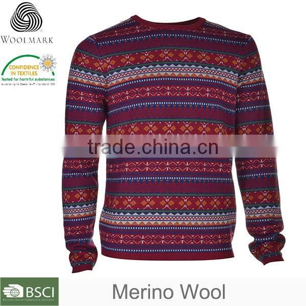 New arrives custom jacquard sweater design