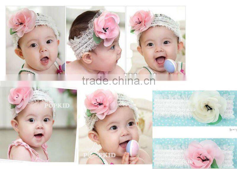 China Wholesale Beauriful Girls Feather Flower Baby Headband Baby Hair Accessories