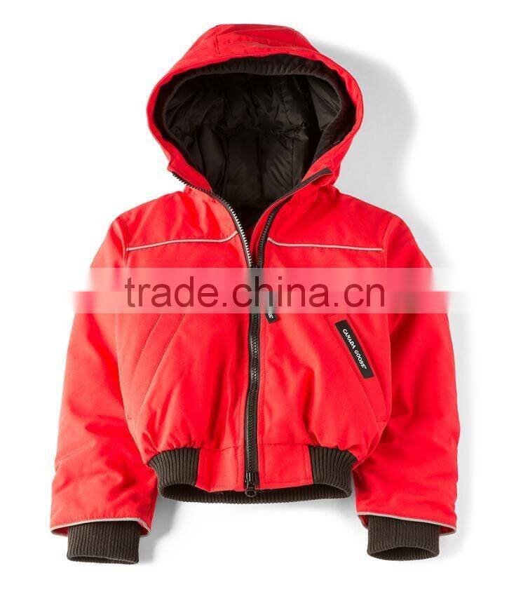 2017 OEM new style children's clothing hooded custom kids winter fur jackets wholesale in China