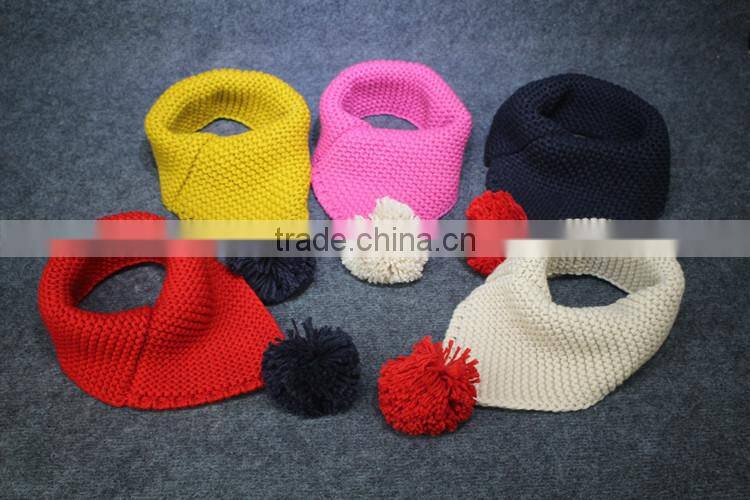 Fashion lovely all Acrylic soft comfortable small kitting children neckerchief
