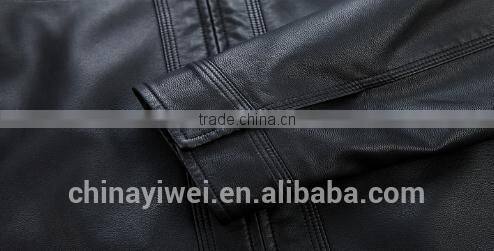 custom cheap faux leather jacket for mens