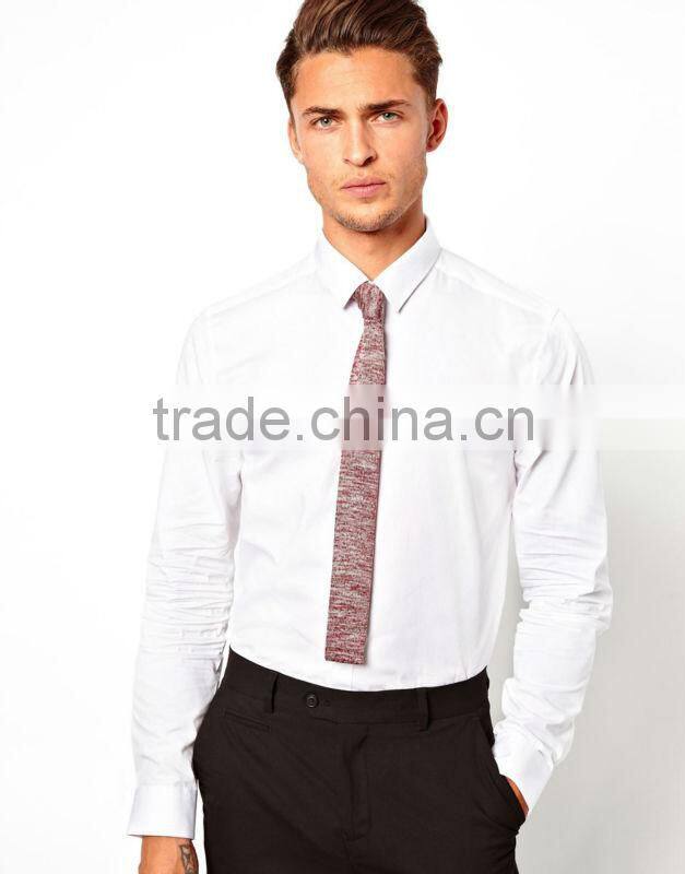 100% polyester Knit Tie With Twisted Yarns