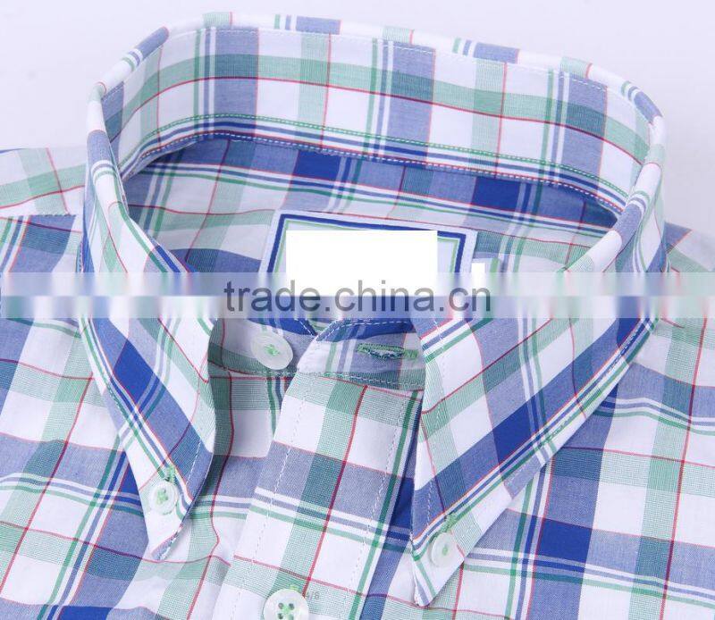 2017 new fashion plaids mens long sleeve casual shirt wholesale
