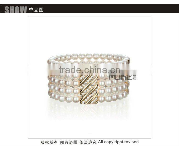 Fshion imitation pearl bracelet M3018