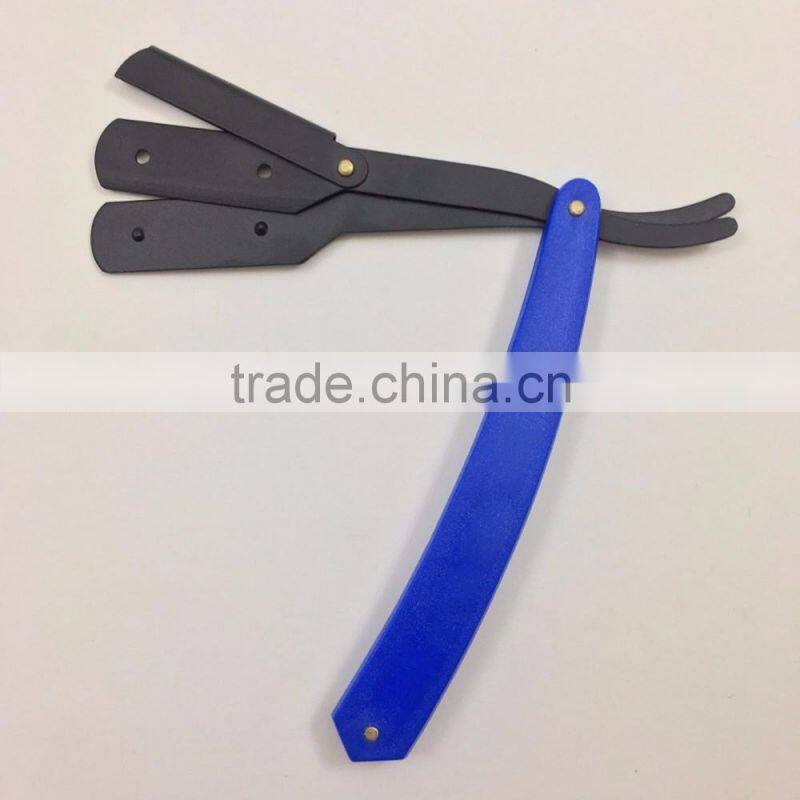 Barber Shaving Razors Red plastic handle