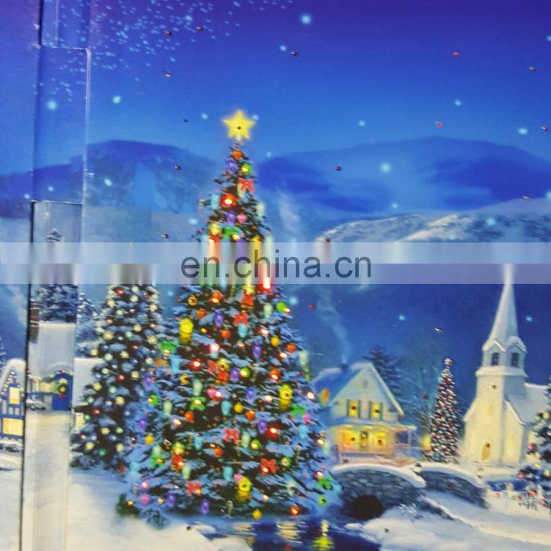 hot cake Push button or pull tab custom picture frame with led light