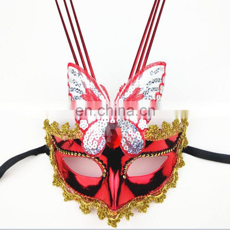 2015 Colorful feather venetian masquerade half face mask halloween dress ball eye mask sexy party mask