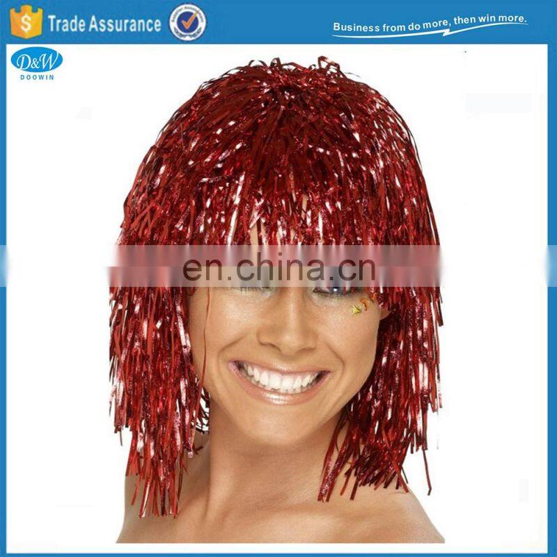 Cheap Party Tinsel Wigs for Adult