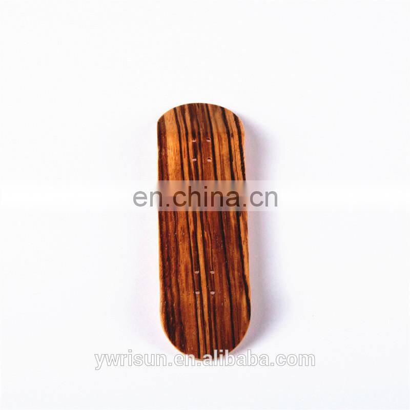 100*30 or 100*32mm Canadian Maple Wood Mini Zebra Fingerboard Deck
