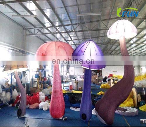 2016 hot sale inflatable rose flower chain/Inflatable wedding stage rose flower/indian wedding stages inflatable rose chain