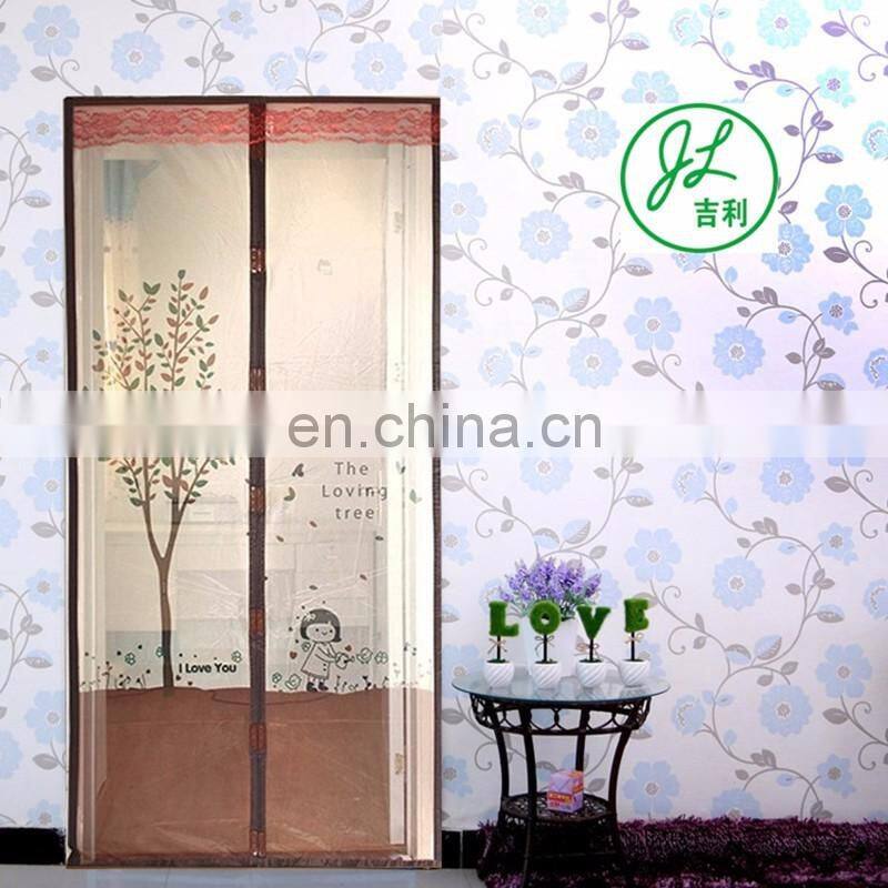 The high quality products of Pure color magic screen mosquito netting with magnets for windows