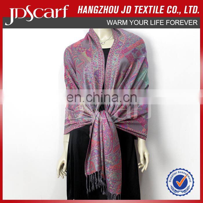 China manufacturer spring winter new design Viscose Shawl With Lurex