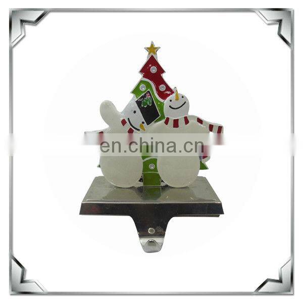 Double Snowmans Hook On Wall for Christmas