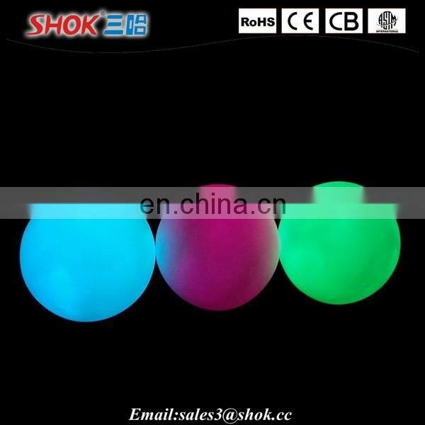 PVC flashing led mood light ball for party,color changable led ball